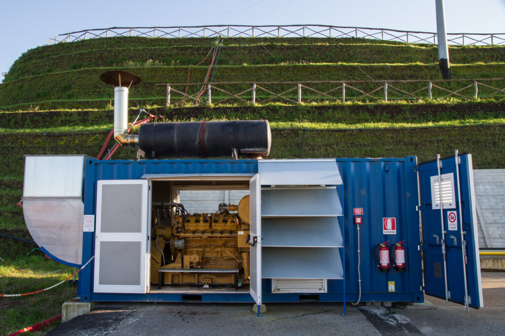 Motore alimentato a biogas per la produzione di energia rinnovabile